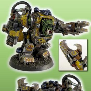 Ork Warboss in Mega Armour by Boss Ardnutz