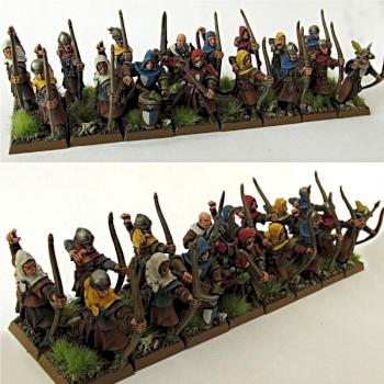 Bretonnian Bowmen by Wuestenfuchs