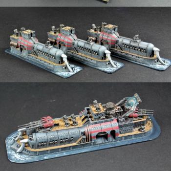 Empire of the Blazing Sun Fleet - Dystopian Wars by MiniKingdom