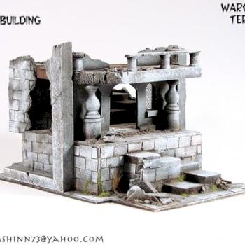 LOTR Style Gondor Osgiliath Ruins Terrain by timshinn73