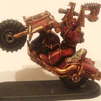 Khorne Biker (WiP) by Psychocath