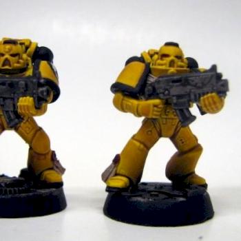 Imperial Fists - Tactical Marine by bobsacks