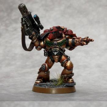 Space Marines Red Templars Sternguard Veteran #1 by gimiak