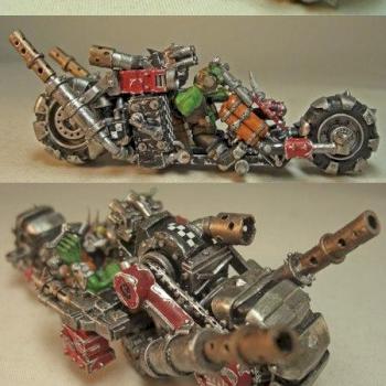 Ork Custom Warbike by puremon