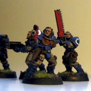 Space Marine scouts by Vitulv