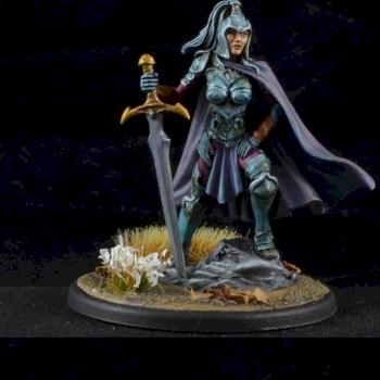 Female Warrior with Two-Handed Sword from Dark Sword Miniatures by BigBeefyProductions