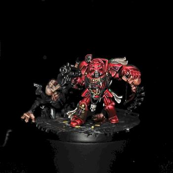 Blood angel/genestealer duel by black dagger