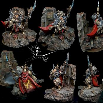 Constantin Valdor Captain General of the Legio Custodes by CroWarGamePainting