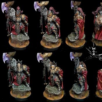 Trajann Valoris Magnetized Heads as Shadowkeepers Warhammer 40K by CroWarGamePainting