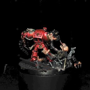 Blood angel/genestealer duel. (rear view) by black dagger