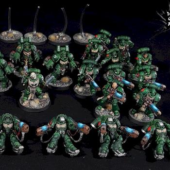 Primaris Dark Angels Army Commission Warhammer 40K by CroWarGamePainting