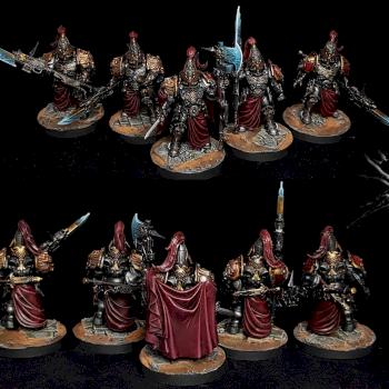 Adeptus Custodes Wardens as Shadowkeepers Warhammer 40K Commission by CroWarGamePainting