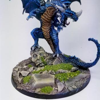 Bones Reaper Red Dragon Painted Blue by kevinsho27