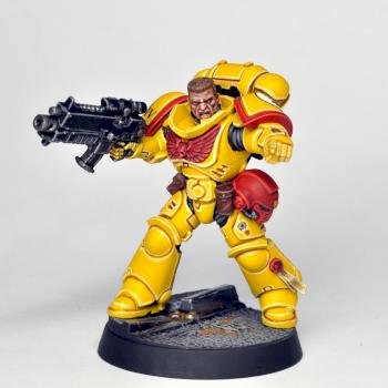 Imperial Fists Primaris Sergeant by red gobbo