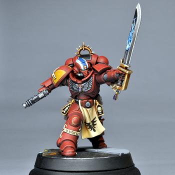 Blood Angels Primaris Captain Tolmeron by red_gobbo by red gobbo