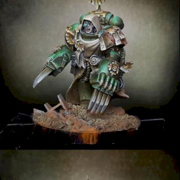 Dark Angels space marine by Ana