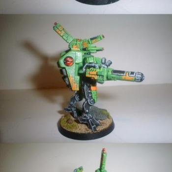 Tau XV8 Command Battlesuit by Taliessin