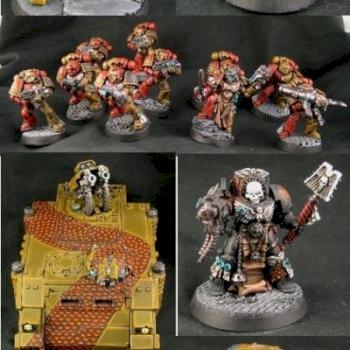 Dragon Themed Space Marines by CELPainting