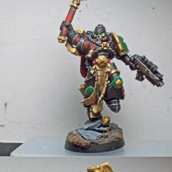 space marine chaplain OF THE SALAMANDERS by jdmchaos