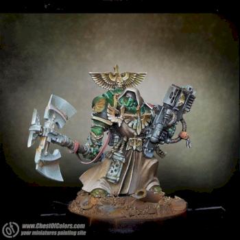 Dark Angels space marine by Ana