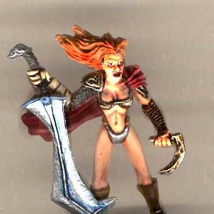 female warrior of CMON by villekemu