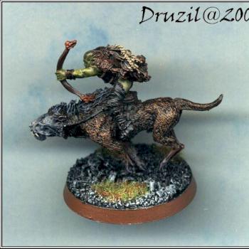 LotR Warg Rider - HdR Wargreiter by Druzil