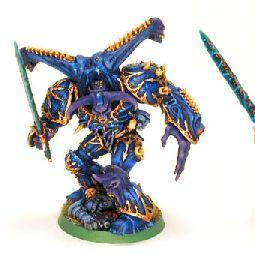 40K Thousand Sons Chaos Daemon Prince by Kelly Kim