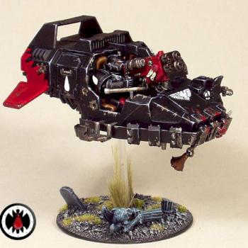 FLESH EATERS Landspeeder, front 2 by Chaplain Desmodus