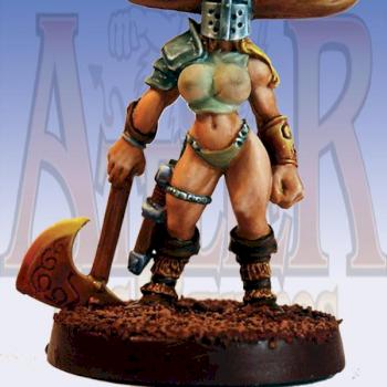 Female warrior champion by atelierdesfigurines