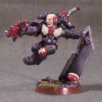 Bolter and Chainsword Marine by bushido