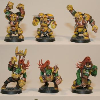 ork blood bowl team by Bruud