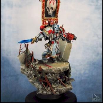 Grey Knights - Justicar Jedidiah by Thor-Modelling