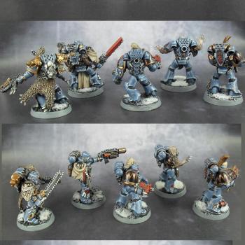 Space Wolves Grey Hunters by Valerio Palma