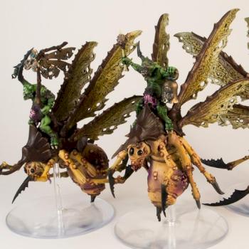 Chaos Daemons Nurgle Plague Drones by Jarrett