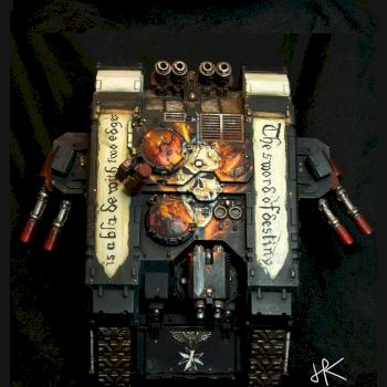 Black Templars Land Raider by Casterino