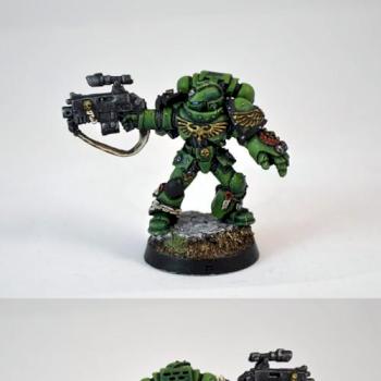 Dark Angel Space Marines Veteran Sergeant by Razz