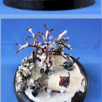 Diorama Winter Mousling by Borikk