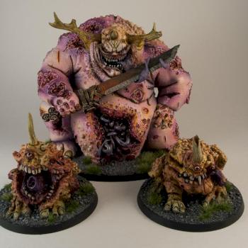 Forgeworld Great Unclean One with Plague Toads by Jarrett