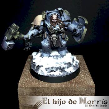 Space Wolves: lonely wolf, by El Hijo de Norris