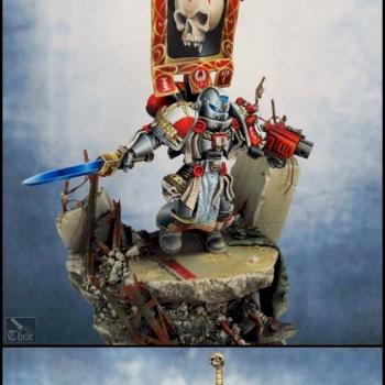 Grey Knights - Justicar Jedidiah (Details) by Thor-Modelling