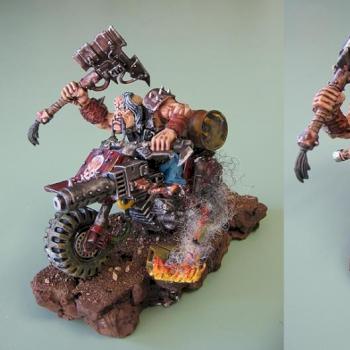 Necronmuda Ash Waste Biker by WorkingStiff