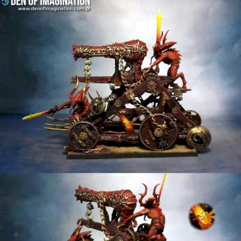 Skull Cannon of Khorne by Brovatar