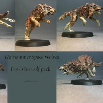 Warhammer space wolves fenrisian wolf pack(full set) by Violettra