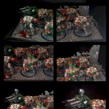 Deathwing Terminators diorama (Dark Vengeance Box Set) by MrDracorus