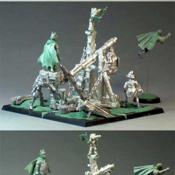 Bretonnian Kamikaze-Trebuchet by FireWok