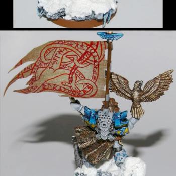 Njal Stormcaller - Space Wolves Rune Priest by Lando