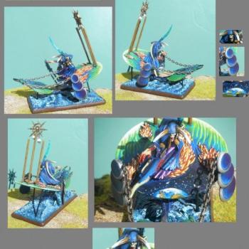 Tzeentch Charriot / tzeentch altar by Maldito Duende