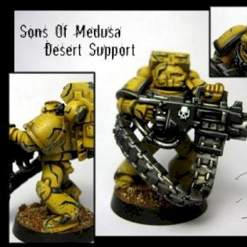 Sons of Medusa Desert Support Marine by RaynOtisick