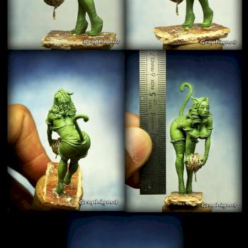 Hailey Smith, Cat suit 54mm sculpt by Graphigaut