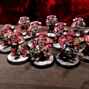 Blood Angels Tactical Squad by nielsen333